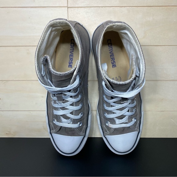 Converse Chuck Taylor High Top Grey Women's Size 7.5 Shoes Canvas Sneakers 5J793 - Picture 8 of 11